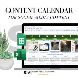 Content Calendar - Green Theme - feature image