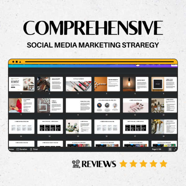 Beauty Business Social Media Marketing Strategy Template - Image 9