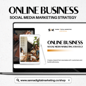 ONLINE BUSINESS - SOCIAL MEDIA MARKETING STRATEGY Template - MAIN PRODUCT IMAGE